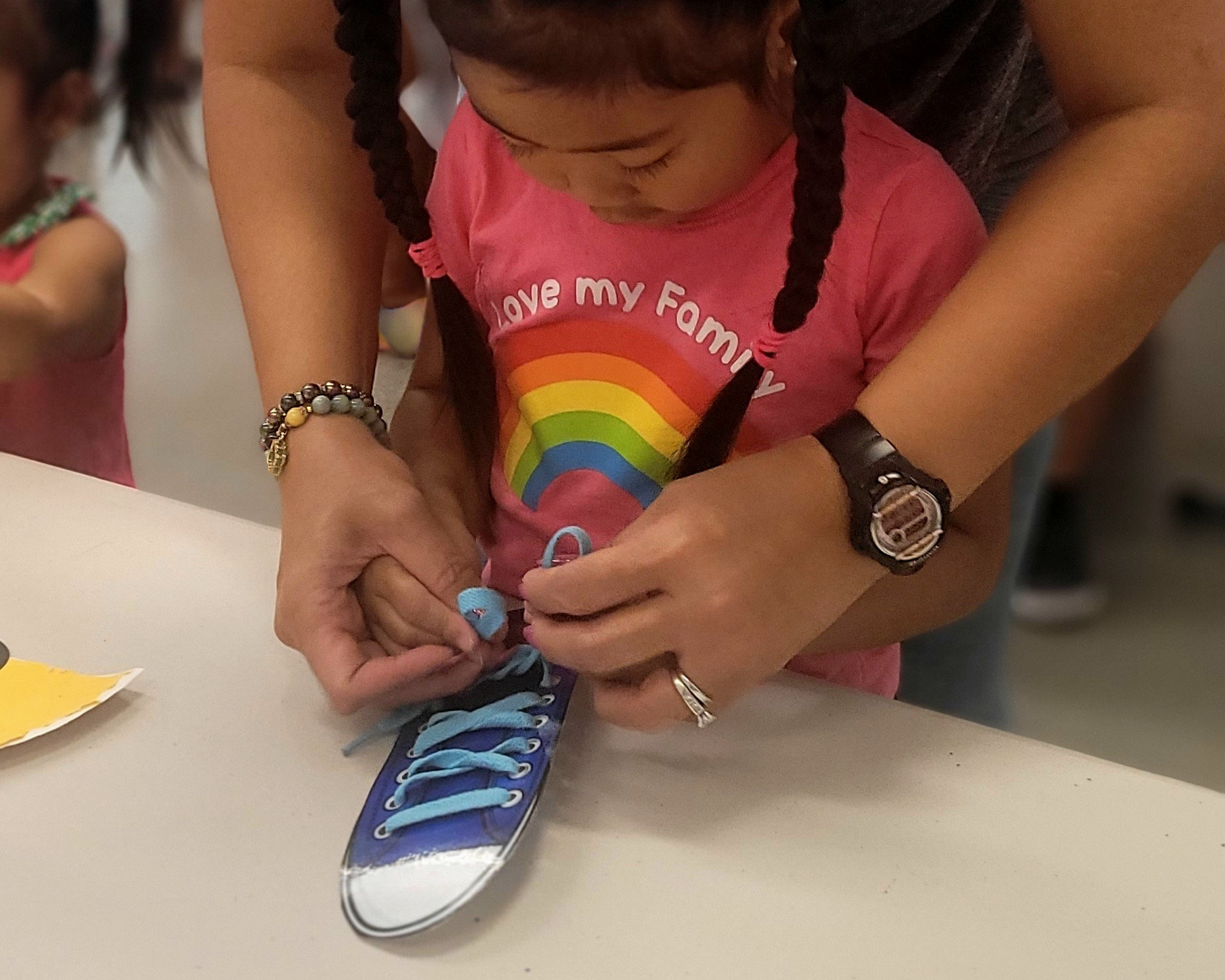 Pre-K Skill Builders: Lacing activity