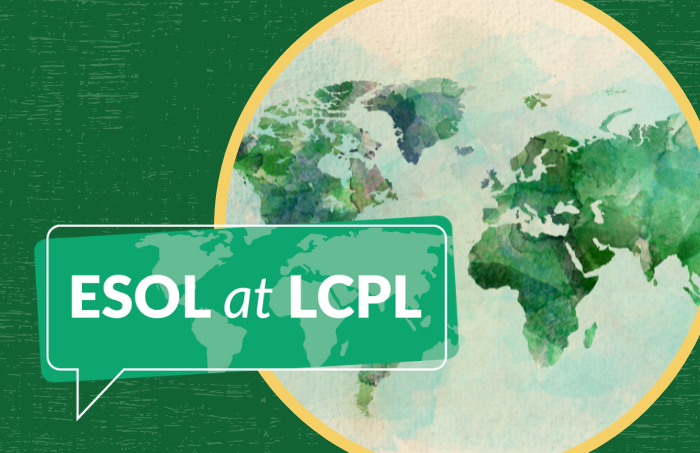 ESOL at LCPL logo